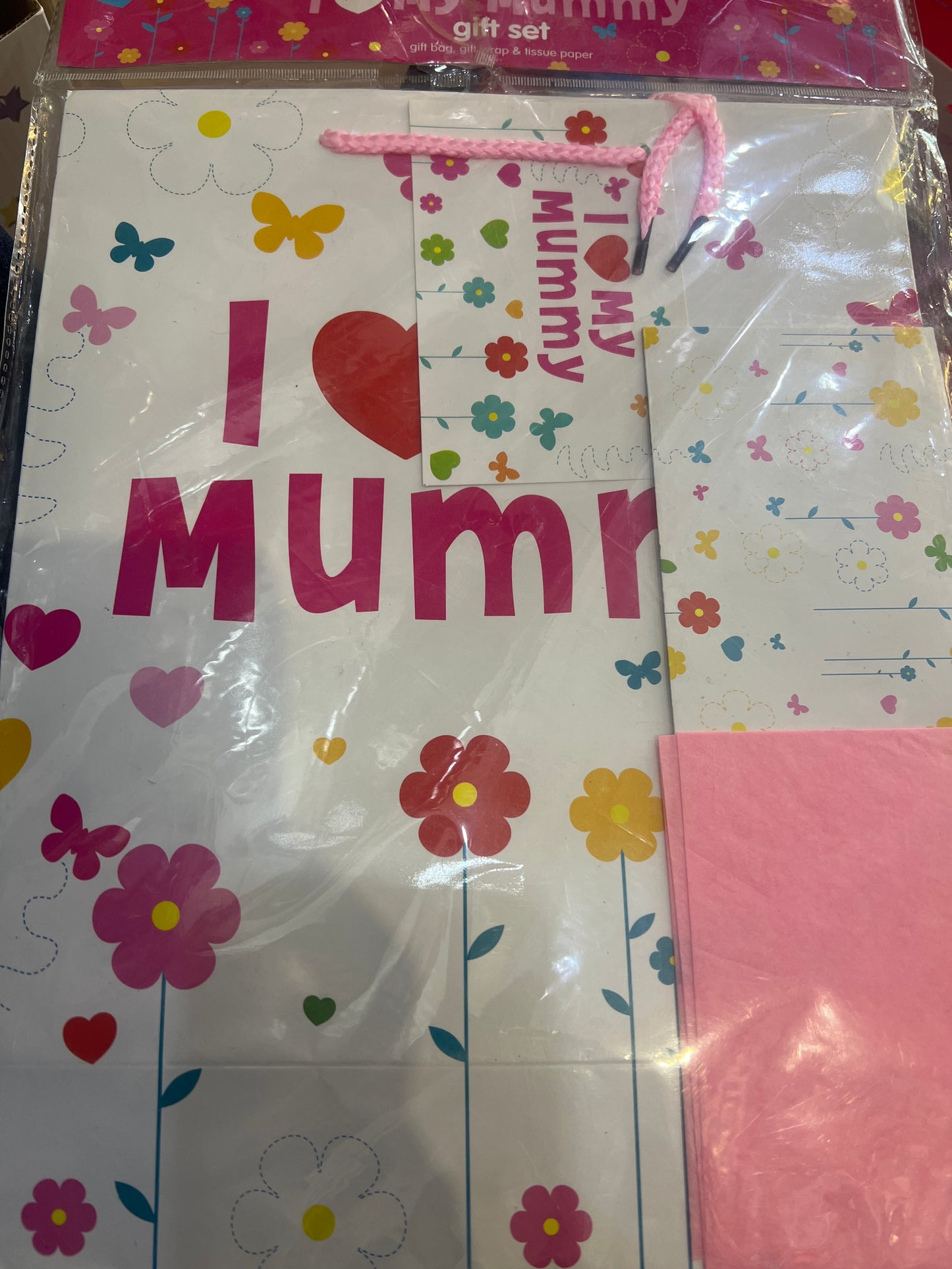J'adore mon ensemble de sacs cadeaux pour maman