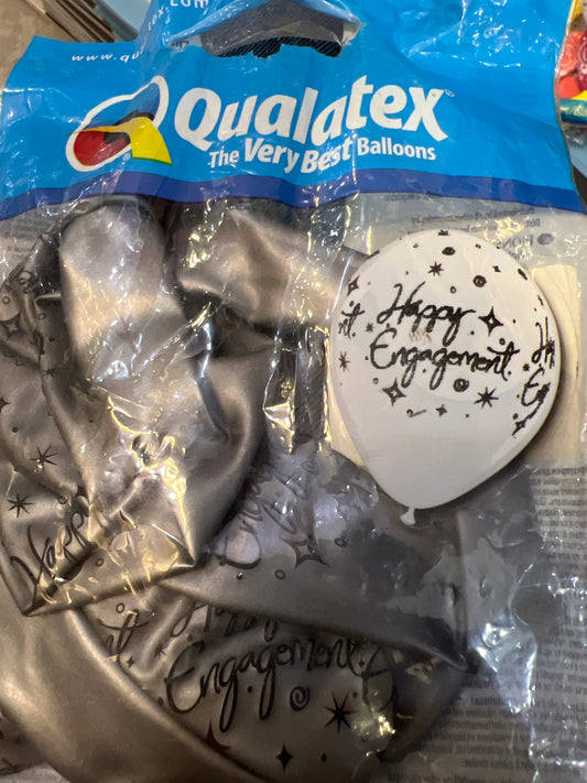 Ballons "Joyeuses Fiançailles"
