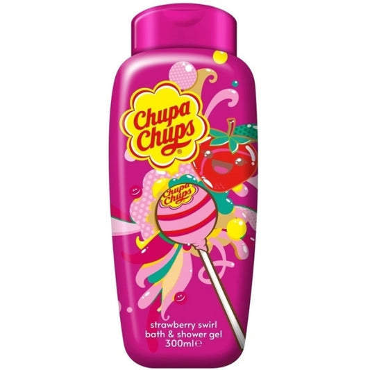 Chupa Chups Strawberry Swirl Bath & Shower Gel 300ml
