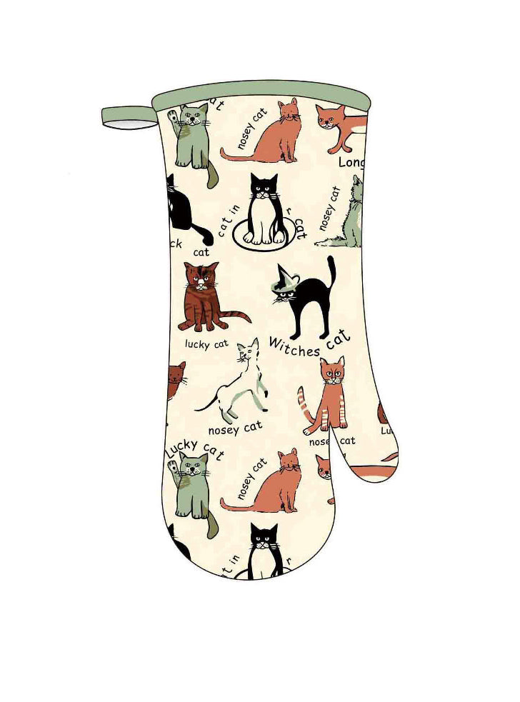 MANIQUE / GANTO DE CUISINE INDIVIDUEL HIGHLANDS COTTON – CHAT