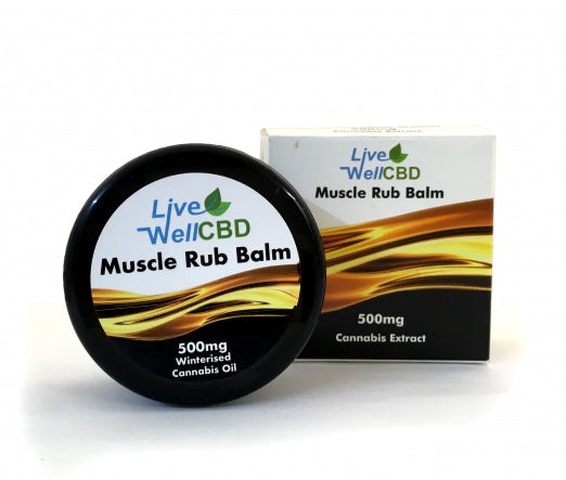 LV Well CBD Muscle Rub Balm 500mg - 30ml