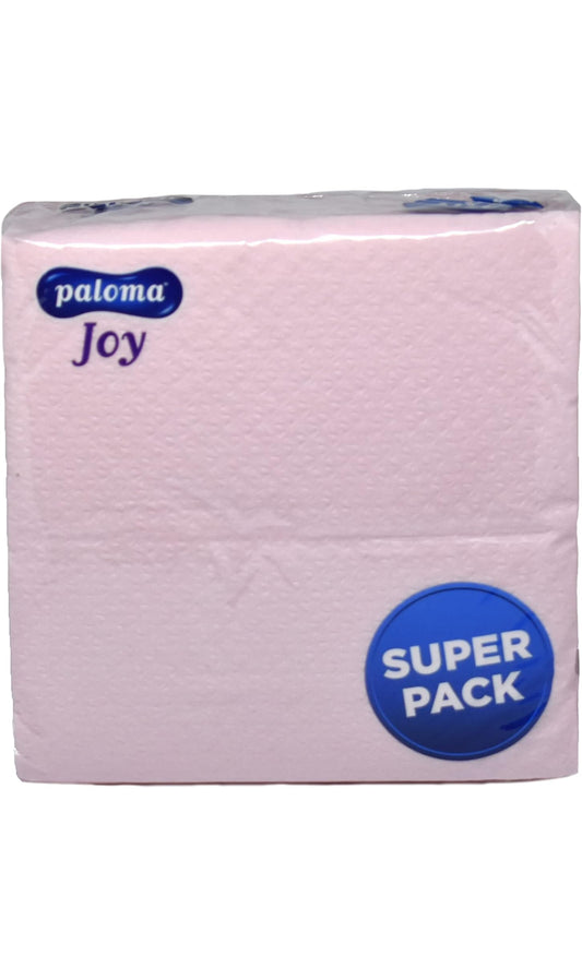 Paloma Serviettes 1 épaisseur 30cm X 30cm 100/Paquet Rose