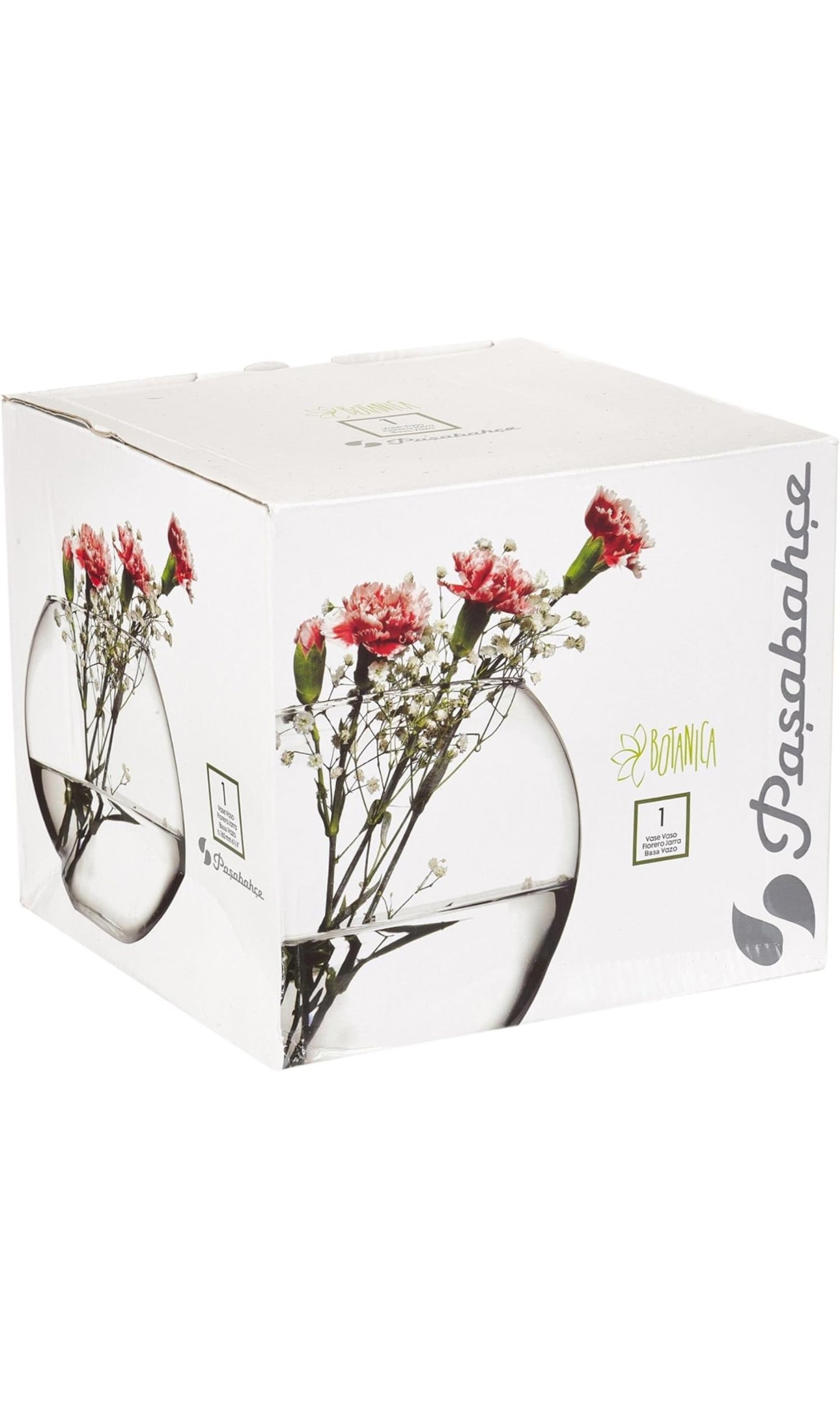 Grand bol/vase rond assorti de poissons