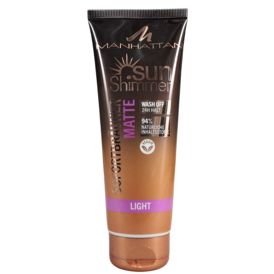 MANHATTAN SUN SHIMMER TAN MAT MATIFIANT CLAIR 125ml