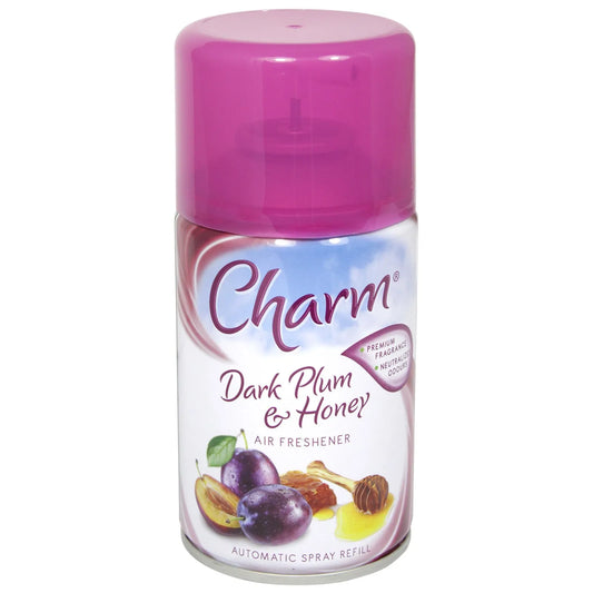 Charm Auto Spray Refill  Dark Plum Air Freshener 250ml