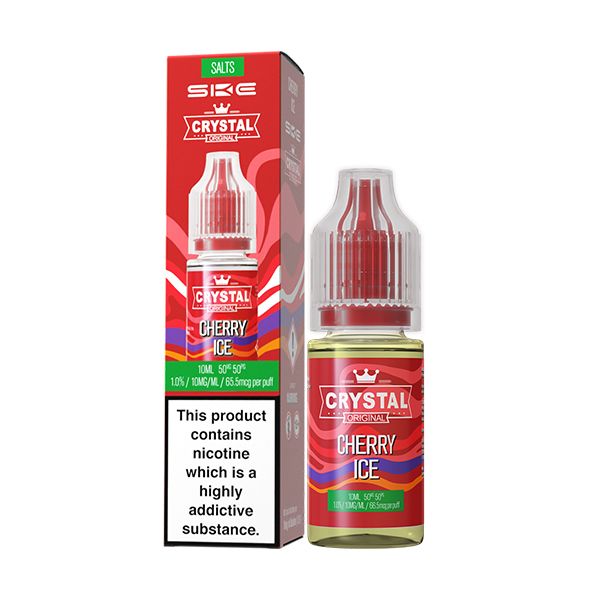 Cherry Ice 10ml Nic Salt E-liquid by SKE Crystal