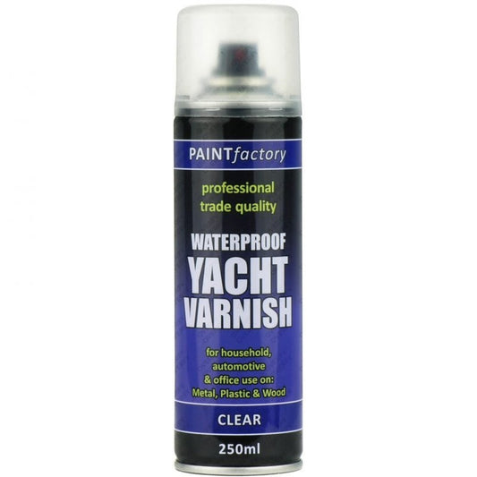 Vernis en Aérosol Transparent pour Yacht Multi-usages 250ml