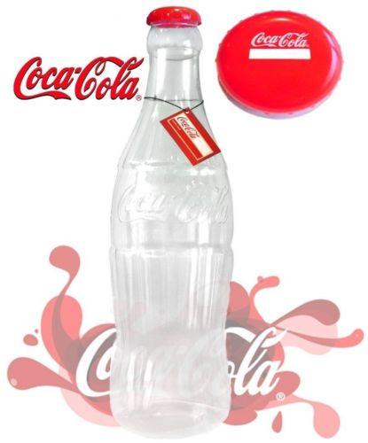 Small Coca Cola Plastic Money Bottle Piggy Bank 30 cm