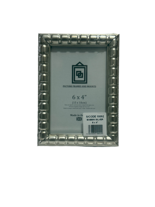 BOBBIN SILVER 6x4” (15x10cm)