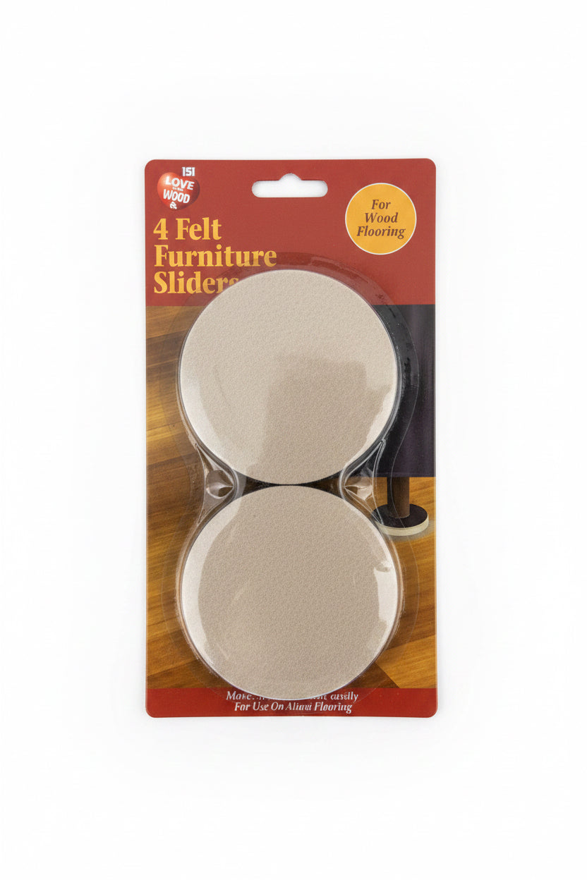 151 4 FELT FURNITURE SLIDERS