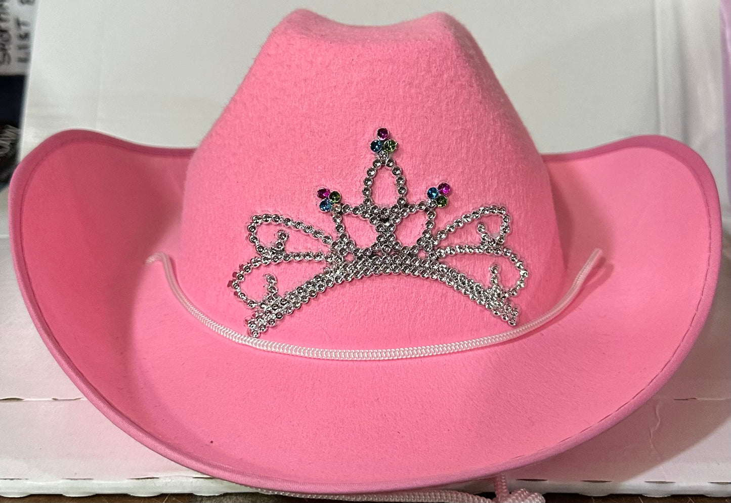 Adult Pink Tiara Cowboy Hat