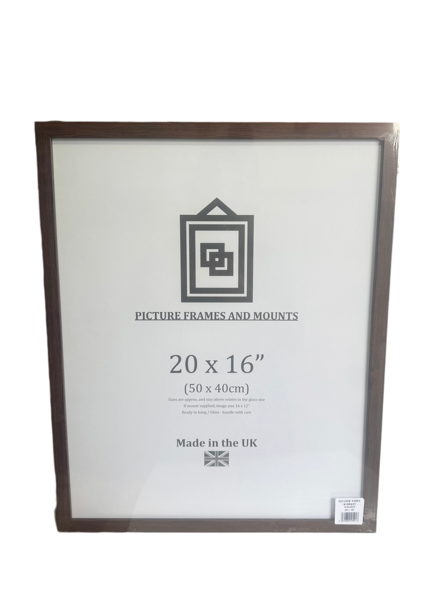 EVEREST WALNUT 20x16” (50x40cm) PICTURE FRAME