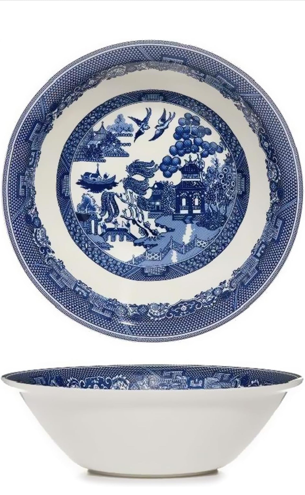 Blue Willow 18cm Cereal Bowl 7"