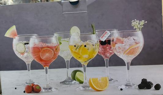 LOT DE 6 VERRES À GIN BALLON ENTERTAIN 65 cl