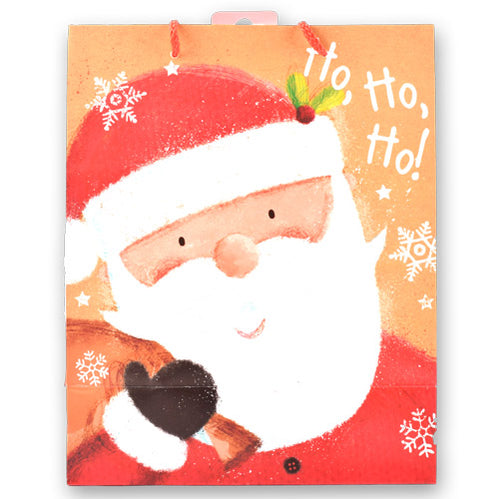 Sac Cadeau Moyen Visage Père Noël