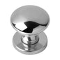 Victorian Door Knobs, Chrome Plated 25mm (1")