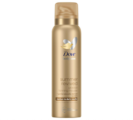 DoveDerma Spa Mousse Corps Été Revigoré Médium à Foncé 150ml