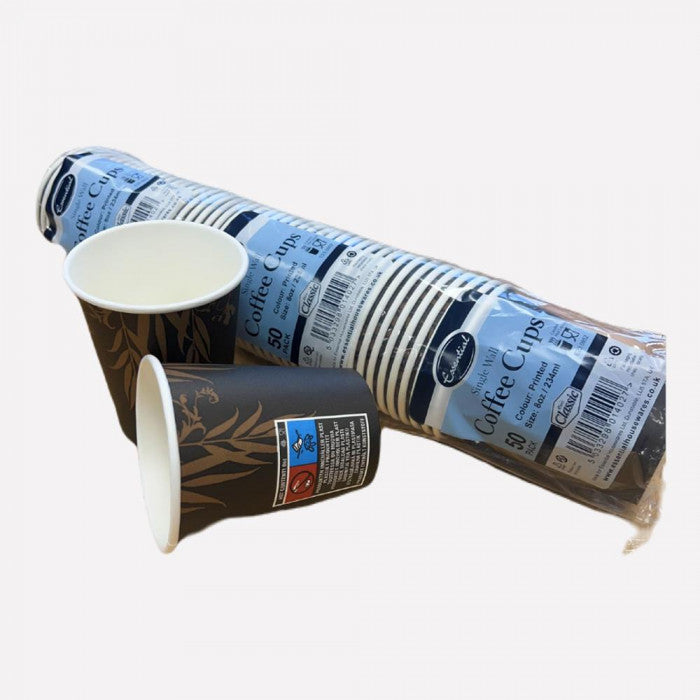 50pk Single Wall 8oz Coffee Cup