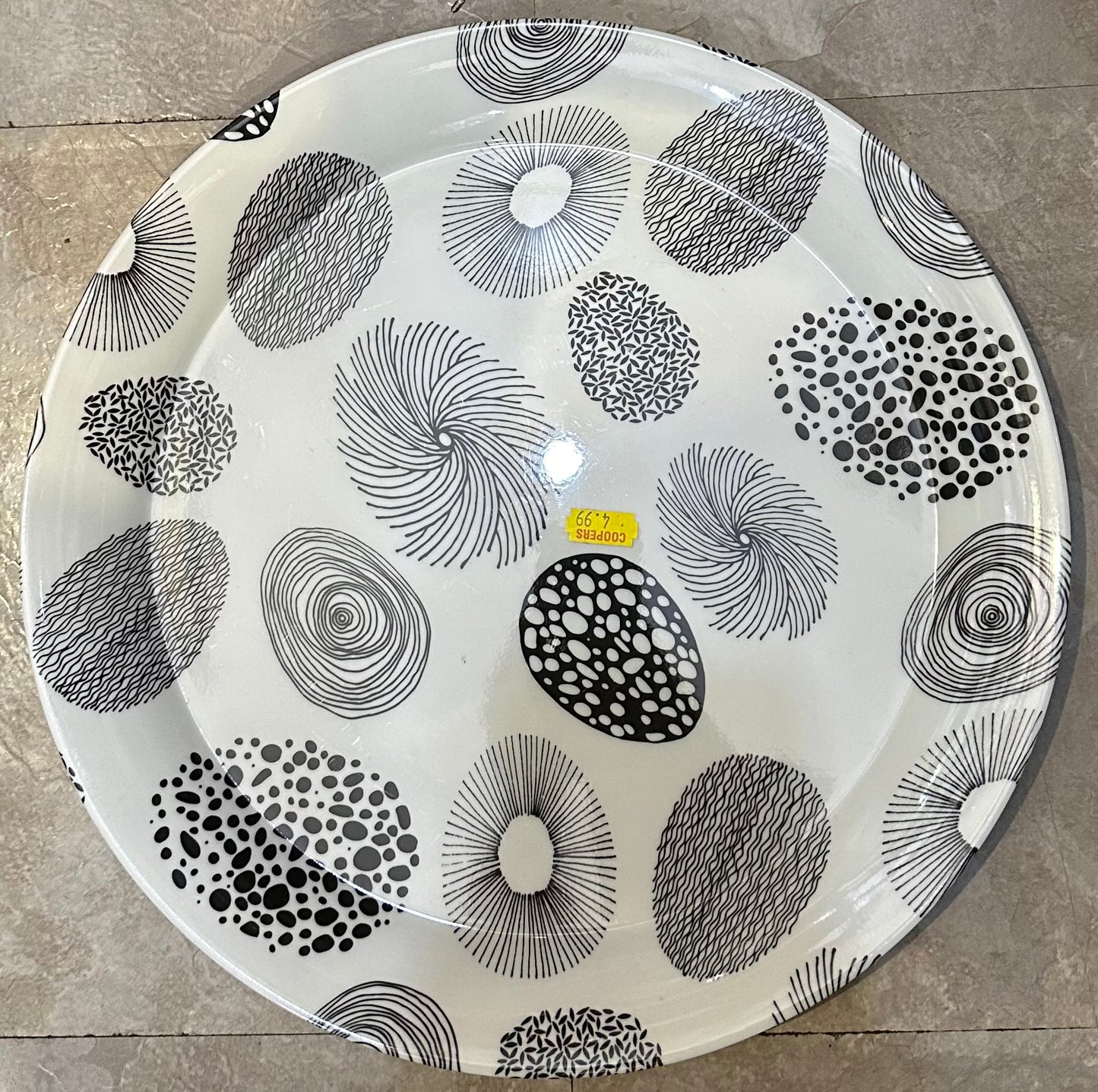 PLATEAU DE SERVICE ROND