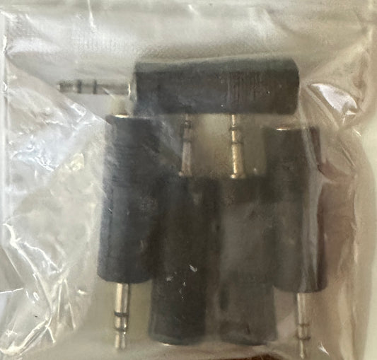 Stereo Adapter 3.5mm-6.35mm 5Pk