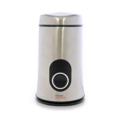 KitchenPerfected 150w 50g Spice / Coffee Grinder - Brushed Steel