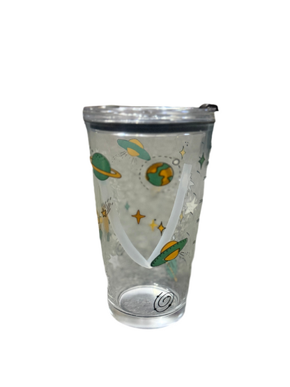GLASS STRAW CUP