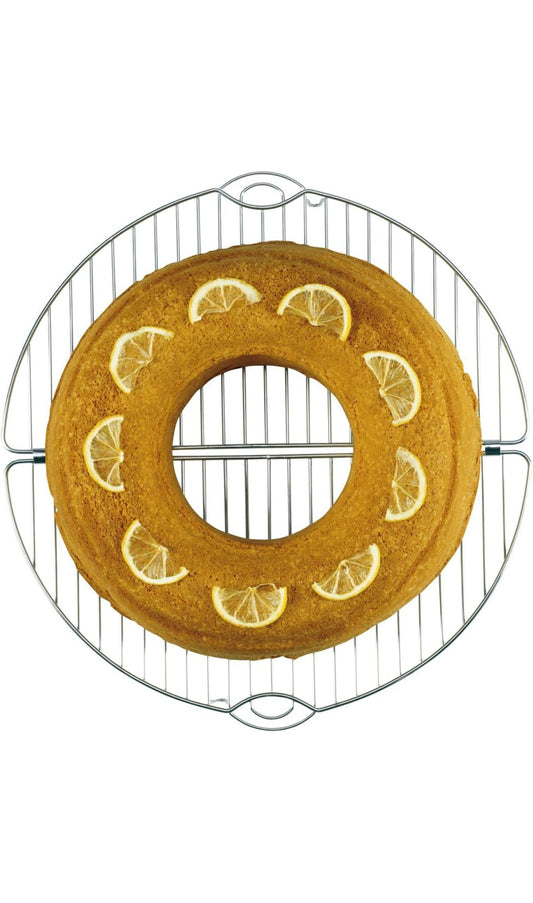 Grille de refroidissement pour gâteaux - Acier inoxydable - Diamètre : 30 cm