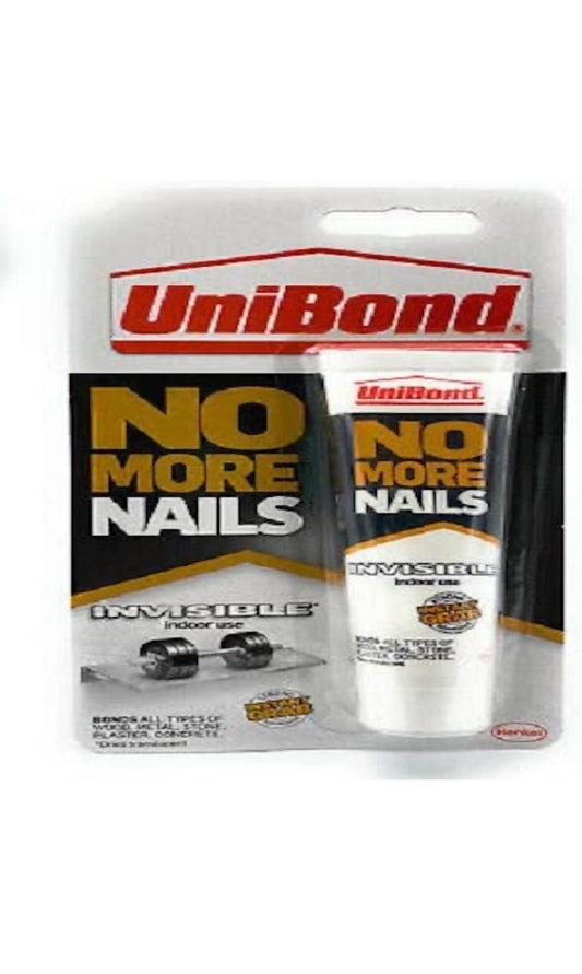 UNIBOND No More Nails Invisible Indoor Use 41g