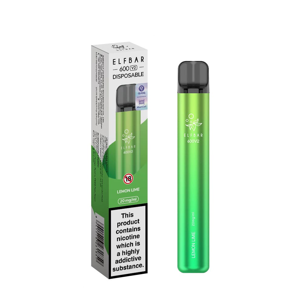 Elfbar Disposable Vape Lemon Lime Vape 600puffs