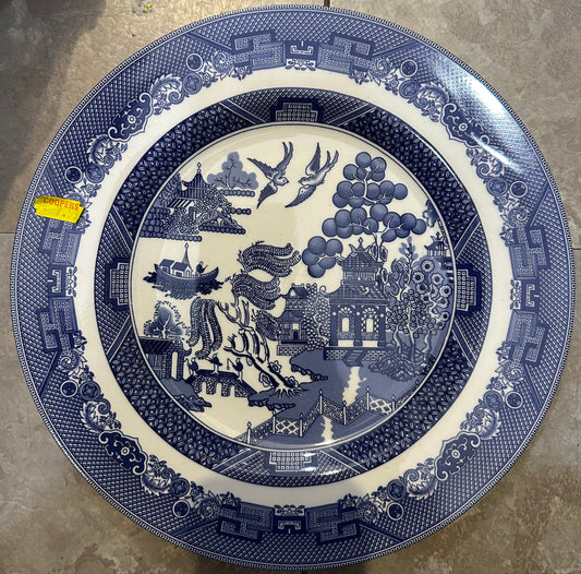 BLUE WILLOW DINNER PLATE