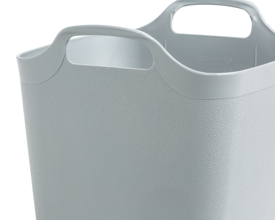 Flexi-Square 15L Graduated Tub Cool Grey