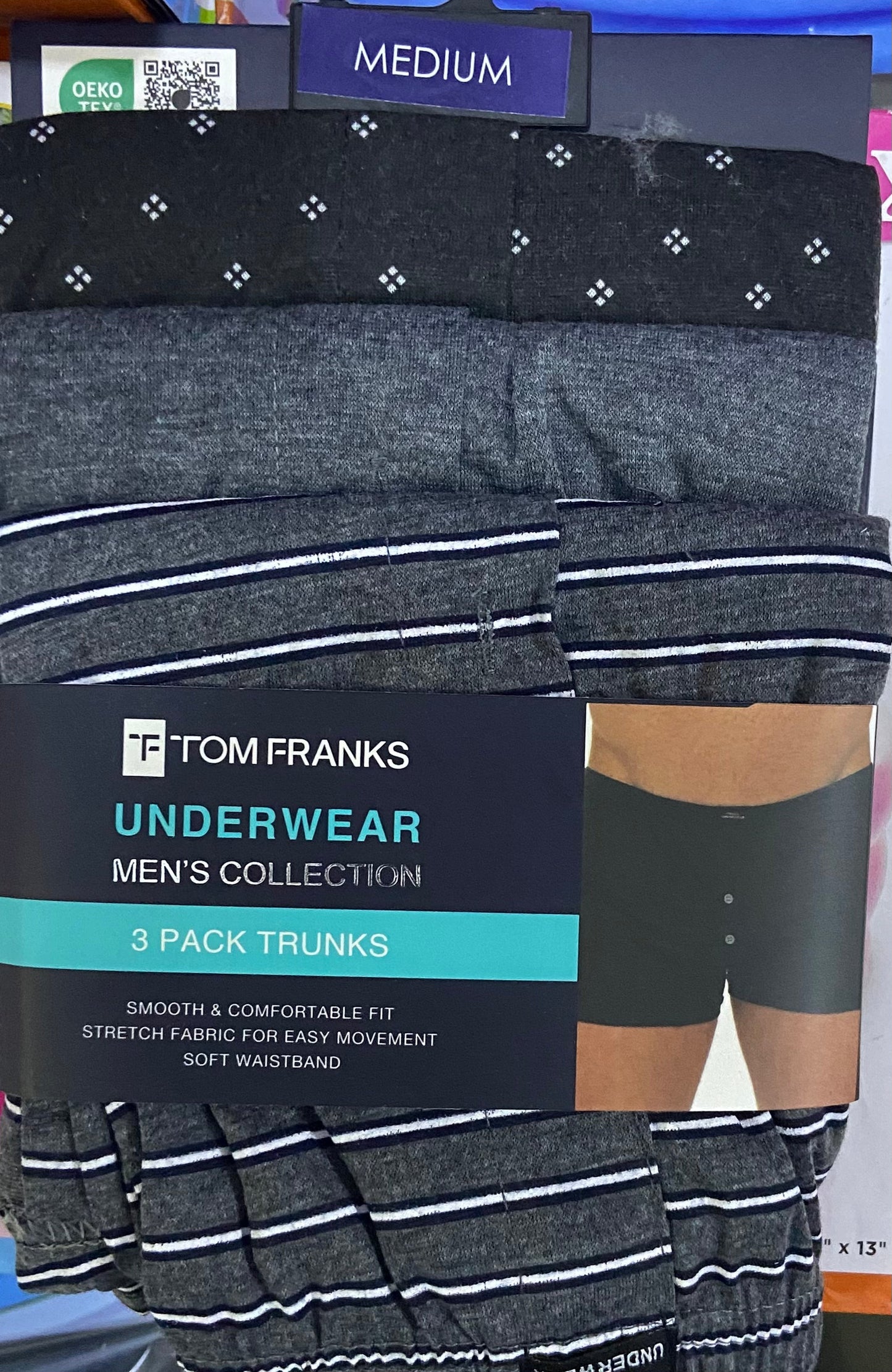 Men's 3pk Printed Trunk MEDIUM