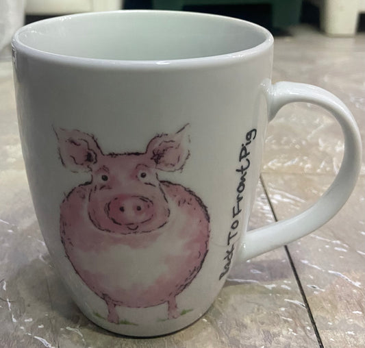 Back to front pig MUG