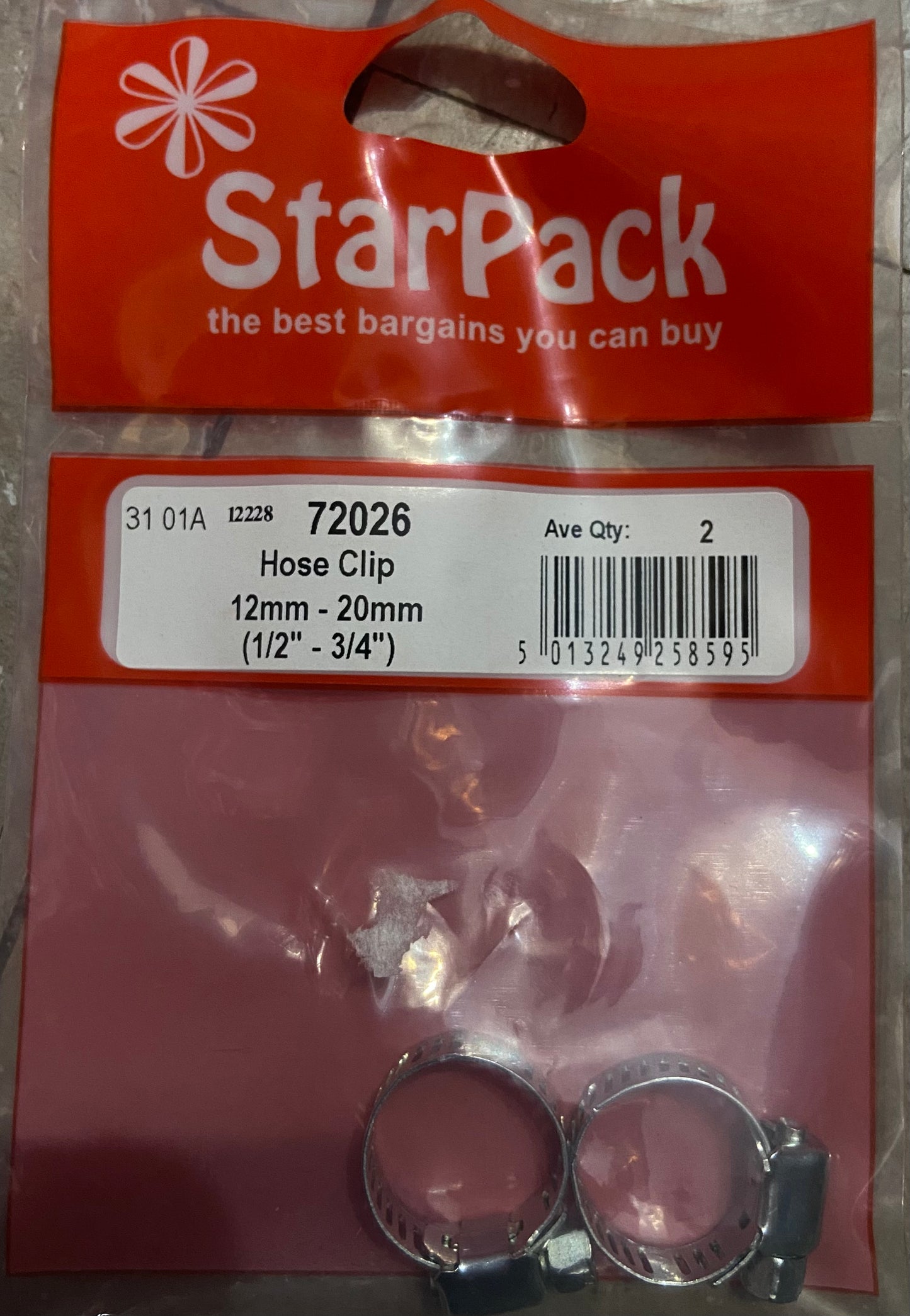 STARPACK HOSE CLIP 12MM-20MM