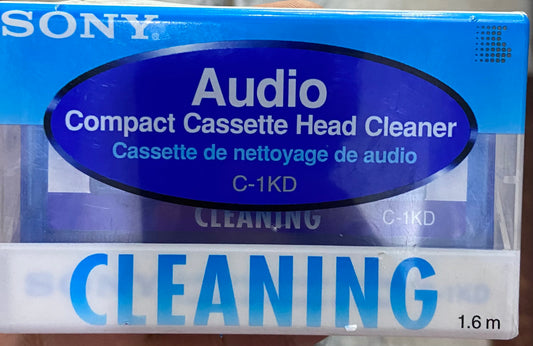 NETTOYEUR DE TÊTES DE LECTURE SONY AUDIO CASSETTE COMPACTE