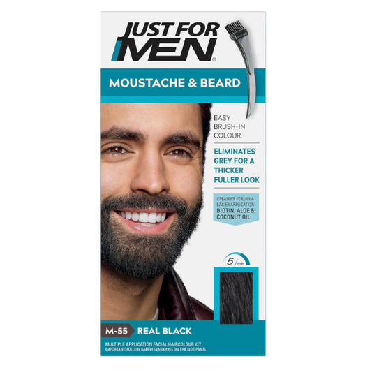 MOUSTACHE ET BARBE M-55 NOIR INTENSE JUST FOR MEN