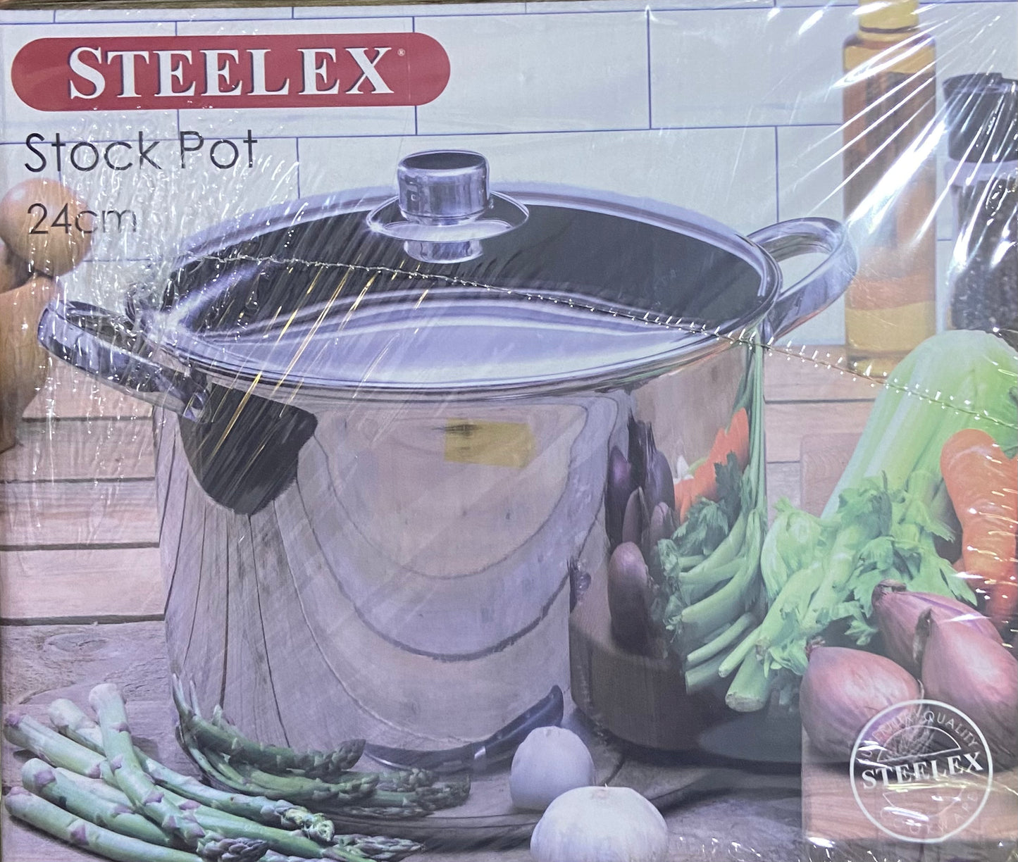 STEELEX STOCK POT 24cm