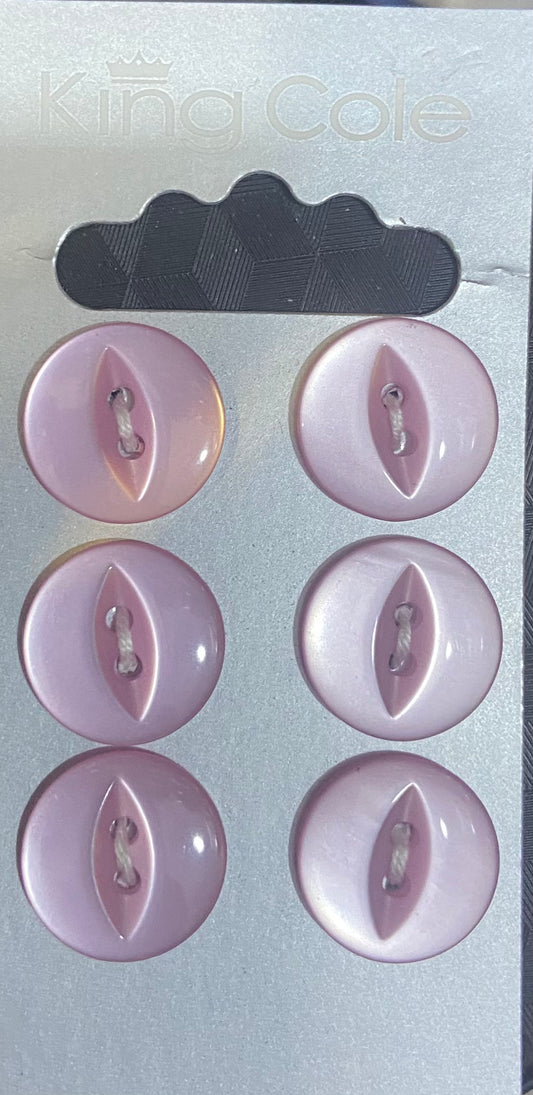 KING COLE BUTTON X6