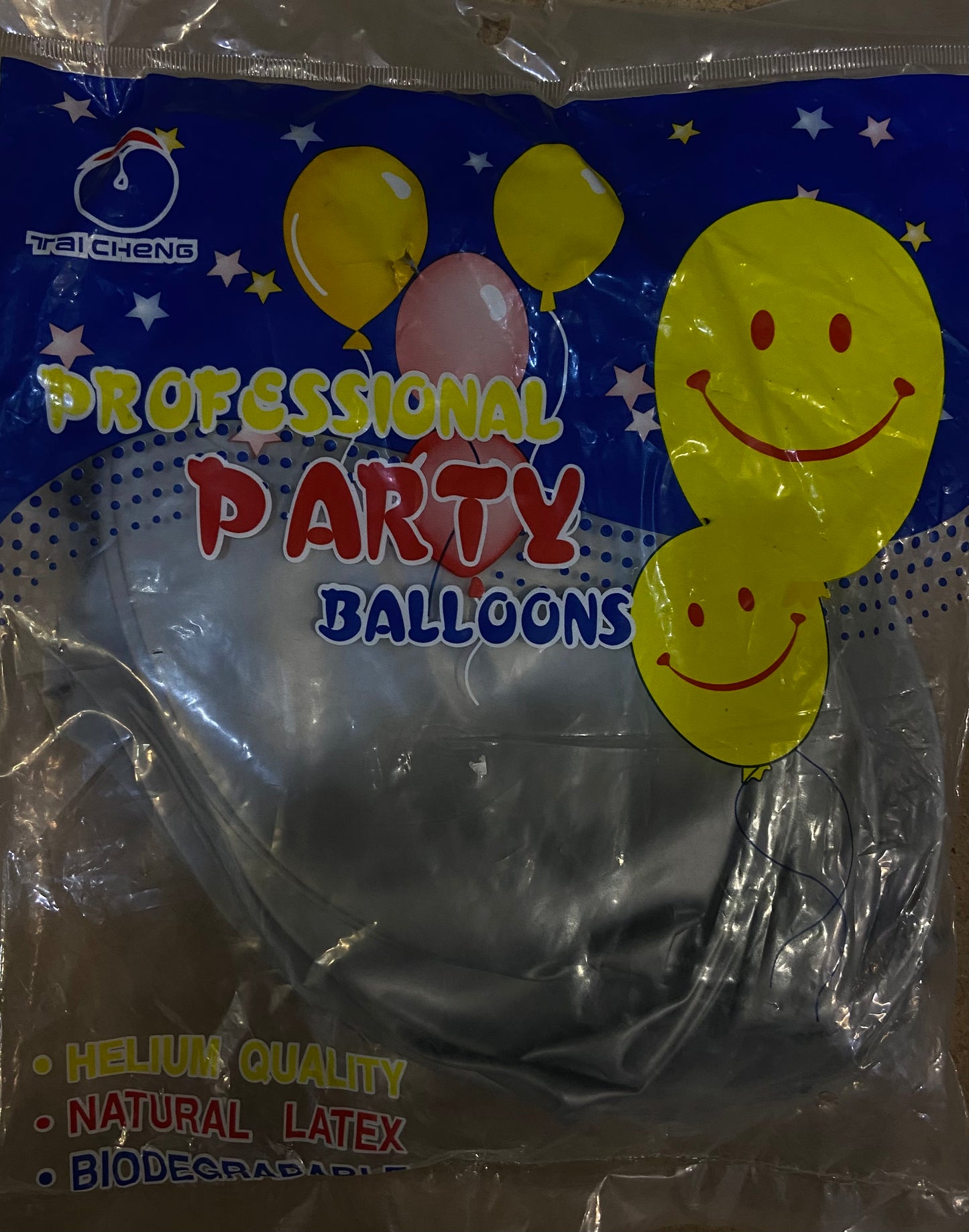 PROFESSIONAL PARTY BALLOONS SILVER