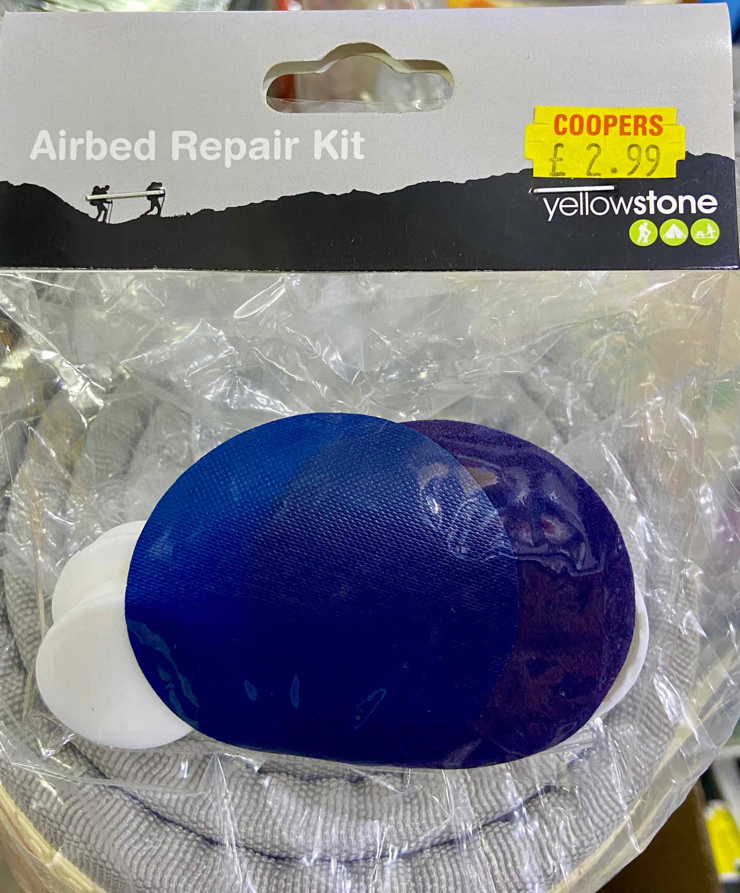 Yellowstone Airbed Repair Kit With Glue Bungs Camping Hiking SB045