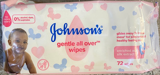 JOHNSON’S GENTLE ALL OVER WIPES