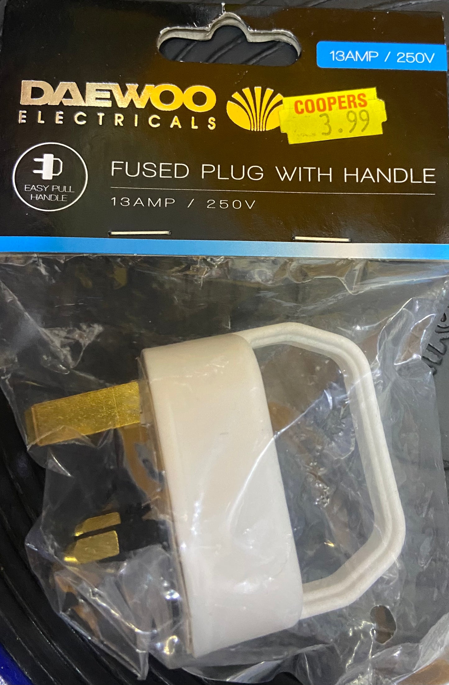 FUSED PLUG WITH HANDLE 13AMP / 250V