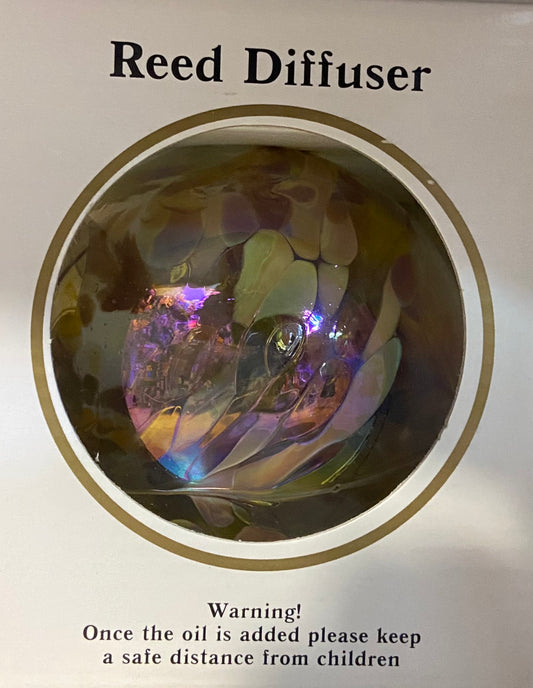 DIFFUSEUR DE ROSEAUX SPHÈRE DORÉE