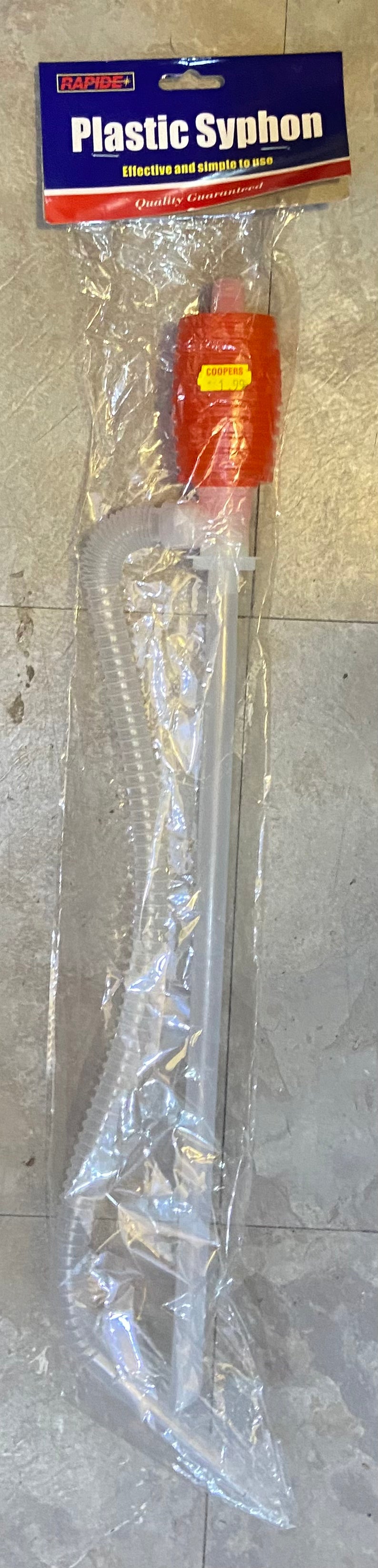 SIPHON PLASTIQUE RAPIDE