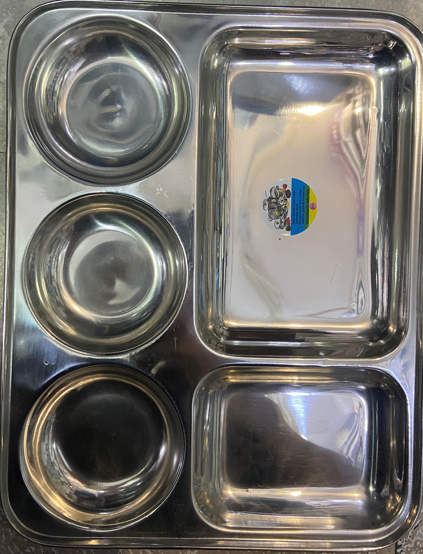 STL 5 in 1 RECTANGLE PLATE LARGE
