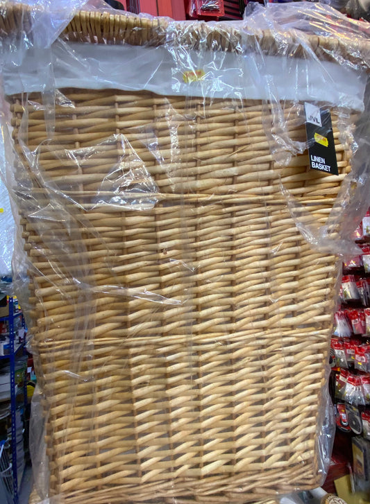 JVL LINEN BASKET 57x45x32cm