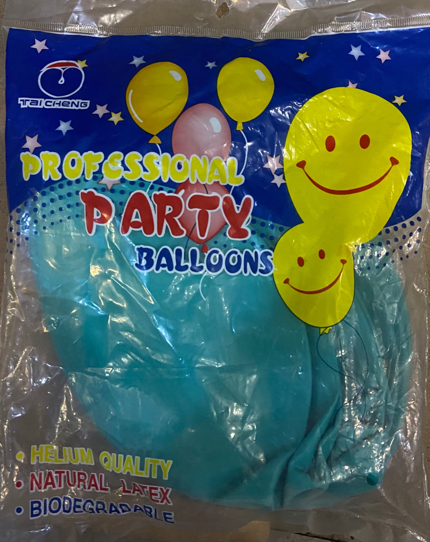 PROFESSIONAL PARTY BALLOONS TURQUOISE