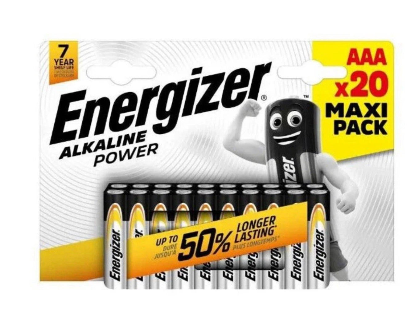 ENERGIZER ALKALINE POWER AAA X20