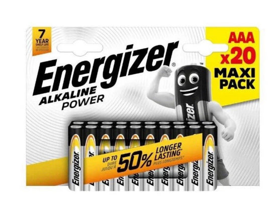 ENERGIZER ALKALINE POWER AAA X20