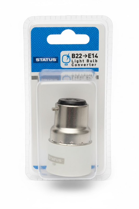 STATUS B22 to E14 LIGHT BULB CONVERTER
